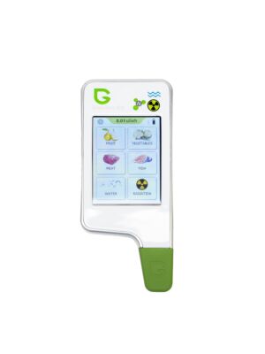 Testador digital Greentest ECO 6 para determinação da concentração de nitratos em frutas, vegetais e carne, a medição irradia