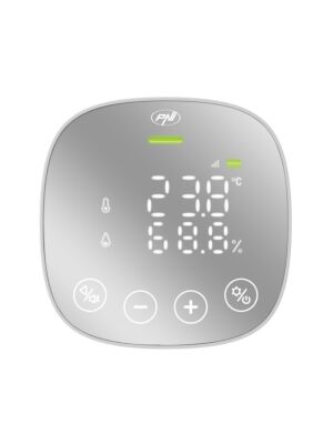 Sensor de qualidade do ar e dióxido de carbono (CO2) PNI SafeHouse HS291 compatível com a aplicação Tuya