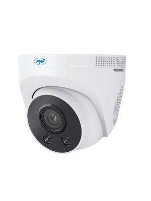 Câmera de videovigilância PNI IP505J POE, 5MP, domo, 2,8 mm, para uso externo, branca