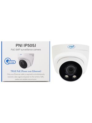 Câmera de videovigilância PNI IP505J POE, 5MP