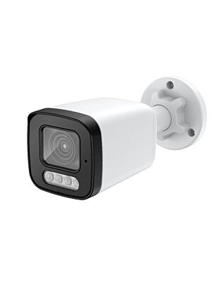 Câmera de videovigilância PNI IP515J POE, bullet 5MP, 2,8mm, para exterior, branca