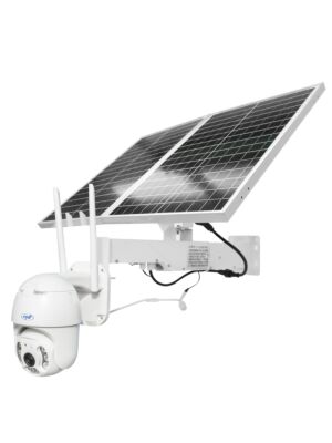 Câmera de videovigilância PNI IP65 com painel solar