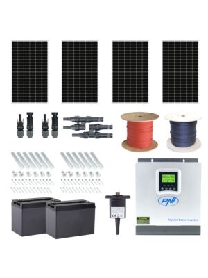 Kit fotovoltaico com 4 painéis 370W