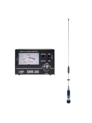 Antena CB PNI ML75 e refletômetro para medição de ROE