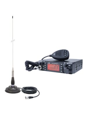 HP 9001 PRO ASQ ajustável, antena AM-FM, 12V, 4W + CB PNI ML100