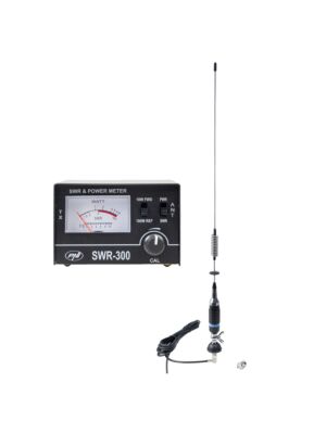 Antena CB PNI S75 e refletômetro para medição de ROE