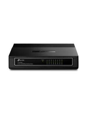 Comutador de Internet TP-LINK TL-SF1016D com 16 portas 10 / 100Mb