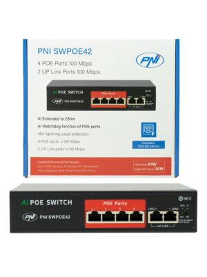 Interruptor POE PNI SWPOE42