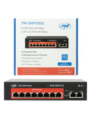 Interruptor POE PNI SWPOE82