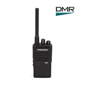 Estação de rádio portátil Dynascan D11V DMR VHF, 136-174 MHz, 32 canais