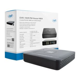 DVR / NVR PNI Casa H804 - 8 canais IP full HD 1080p ou 4 canais analógicos
