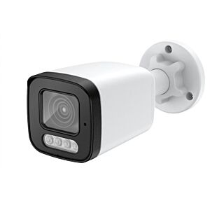 Câmera de videovigilância PNI IP515J POE, bullet 5MP, 2,8mm, para exterior, branca