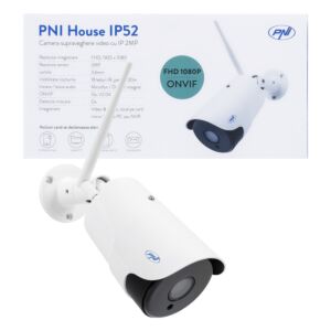 Câmera de vigilância por vídeo PNI House IP52 2MP