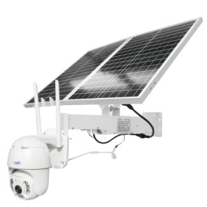 Câmera de videovigilância PNI IP65 com painel solar