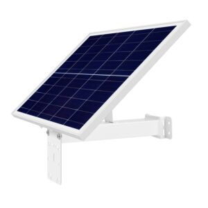 Painel solar fotovoltaico PNI PSF6020A potência 60W com bateria 20A incluída, saída 12V, para câmeras de vigilância