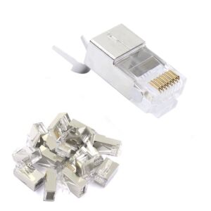 Soquete PNI RJ45 para cabo Cat7 S / FTP com 10