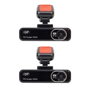 Pacote de 2 peças de câmera automotiva PNI Voyager S2600 WiFi DVR