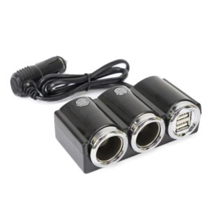 Divisor de isqueiro de carro PNI Lighter 20 12V/24V 2 saídas, 2 x USB, indicador LED