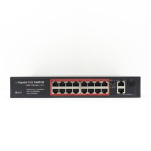 Switch SWPOE162 POE PNI com 16 portas POE e 2 portas de 1000 Mbps