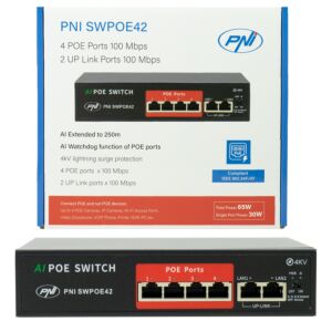 Interruptor POE PNI SWPOE42