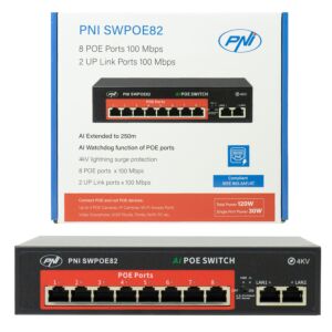 Interruptor POE PNI SWPOE82