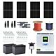 Kit fotovoltaico com 4 painéis 370W