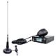 Pacote de estação de rádio USB CB PNI Escort HP 9700 e antena CB PNI LED 2000 com base magnética