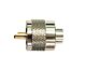 Plugue PNI PL259 para cabo RG58 com pino central banhado a ouro de 6 mm